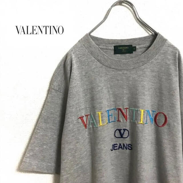 VALENTINO(ヴァレンティノ)の値下げ　VALENTINO 刺繍 Tシャツ メンズのトップス(Tシャツ/カットソー(半袖/袖なし))の商品写真