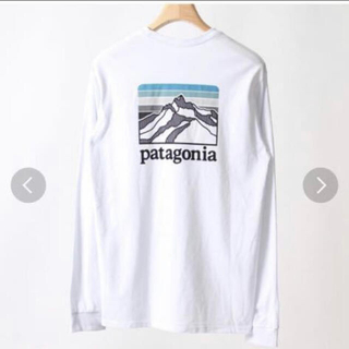 パタゴニア(patagonia)のパタゴニア　ライン・ロゴ・リッジ・レスポンシビリティー　ホワイト　S(Tシャツ/カットソー(七分/長袖))