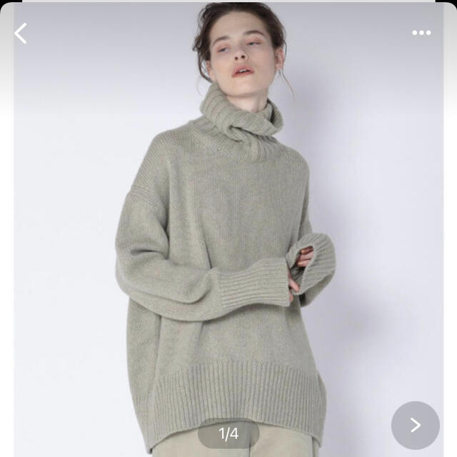 Apple様専用】GALERIE VIE ファインウールタートルニット-