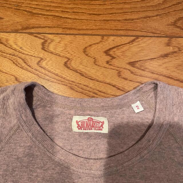 HOLLYWOOD RANCH MARKET(ハリウッドランチマーケット)のハリウッドランチマーケット　ストレッチフライス ハーフスリーブTシャツ メンズのトップス(Tシャツ/カットソー(七分/長袖))の商品写真