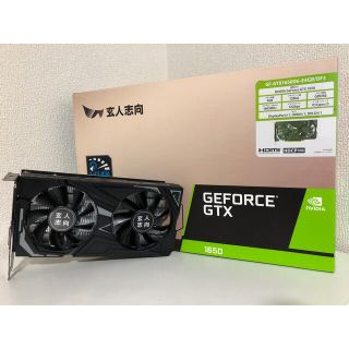 [美品 ] GF-GTX1650-E4GB/DF3(PCパーツ)