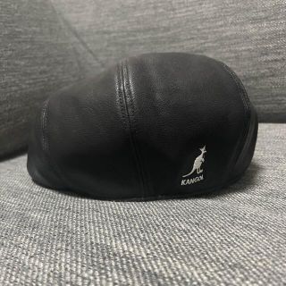 カンゴール(KANGOL)のKANGOL ギャラクシーハンチング(レザー) ※値下げ交渉可！(ハンチング/ベレー帽)