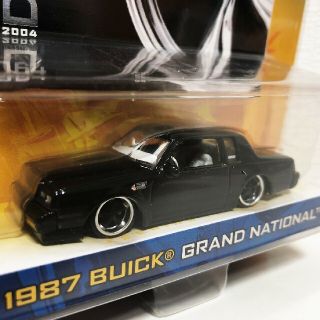 シボレー(Chevrolet)のJada/'87 Buickビュイック グランドナショナル 1/64 絶版(ミニカー)