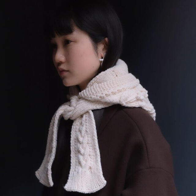 mina perhonen - 新品未使用 21AW YUKI FUJISAWA ニットキャップ mina perhonen - 新品未使用 21AW YUKI FUJISAWA ニットキャップ
