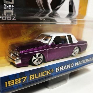 シボレー(Chevrolet)のJada/'87 Buickビュイック グランドナショナル 1/64 絶版(ミニカー)