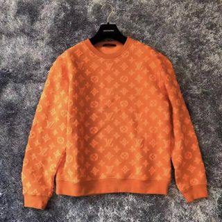 ヴィトン(LOUIS VUITTON) ニット/セーター(メンズ)(オレンジ/橙色系