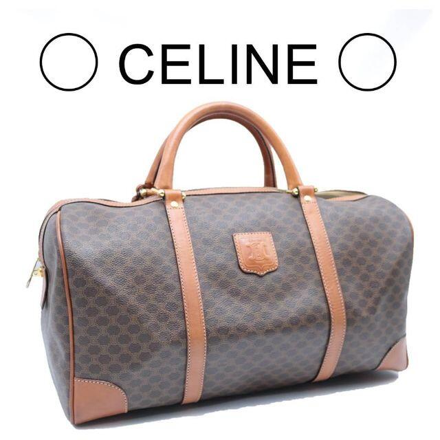 美品】CELINE セリーヌ マカダム柄 ヴィンテージ ボストンバッグ a