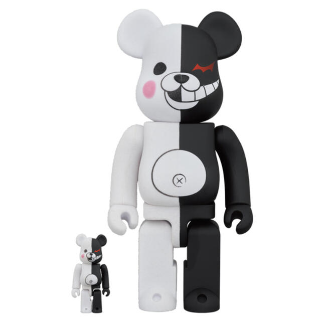 BE@RBRICK モノクマ ラバーコート＆フロッキー 100％ & 400％