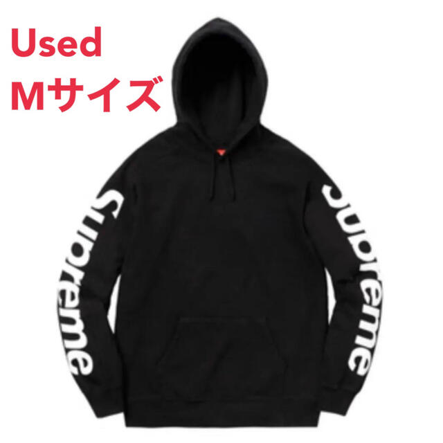 BlackサイズSupreme 18SS Sideline Hooded Sweatshirt