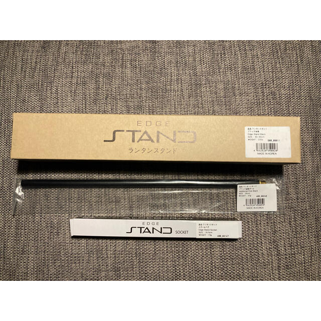 【新品未使用】EDGE STAND エッジスタンド ブラック ポール+ペグセット | フリマアプリ ラクマ