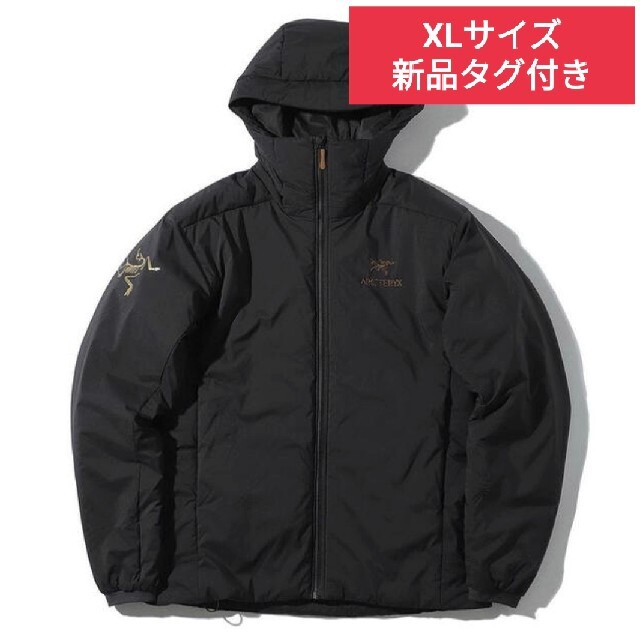 新品タグ付き　ARC’TERYX  アークテリクス アトムLTフーディ 黒　 L