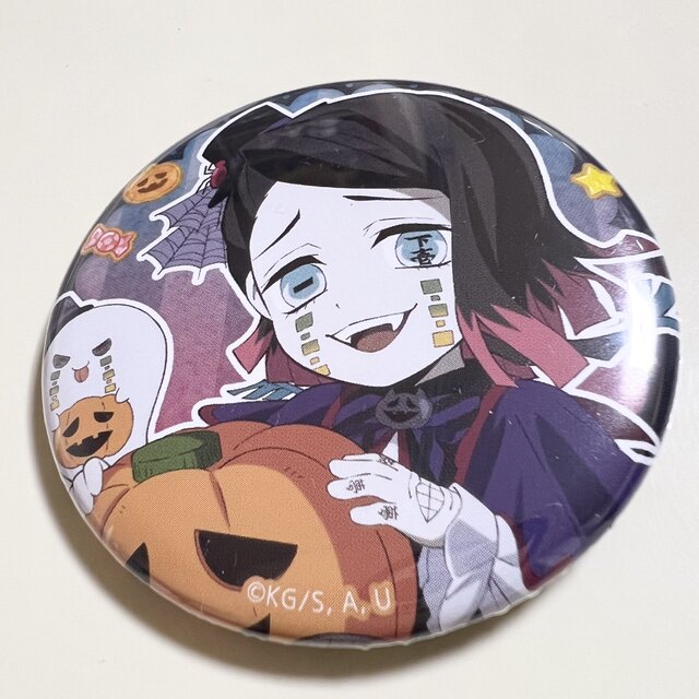 ufotable cafe 鬼滅の刃 ハロウィン 缶バッジA 魘夢(えんむ)の