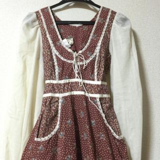 ガニーサックス(GUNNE SAX)の専用です！  GUNNE SAX ロングワンピース  ブラウン(ロングワンピース/マキシワンピース)