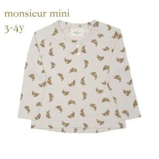 Monsieur mini トップス 3-4y 新品未使用(Tシャツ/カットソー)