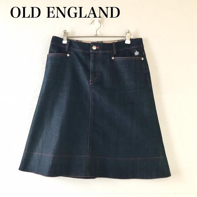 OLD ENGLAND(オールドイングランド)の【美品】オールドイングランド OLDENGLAND デニムひざ丈スカート 36 レディースのスカート(ひざ丈スカート)の商品写真