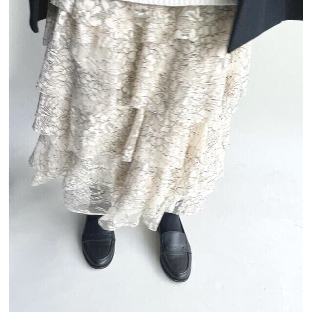 IENA(イエナ)のkurumi様専用♡IENA【Leonie/レオニィ】レーススカート レディースのスカート(ロングスカート)の商品写真