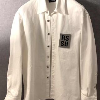 ラフシモンズ(RAF SIMONS)のRAFSIMONSオーバーデニムシャツ(Gジャン/デニムジャケット)