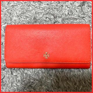 トリーバーチ(Tory Burch)の送料無料 使用歴有り トリーバーチ長財布 レッド(財布)