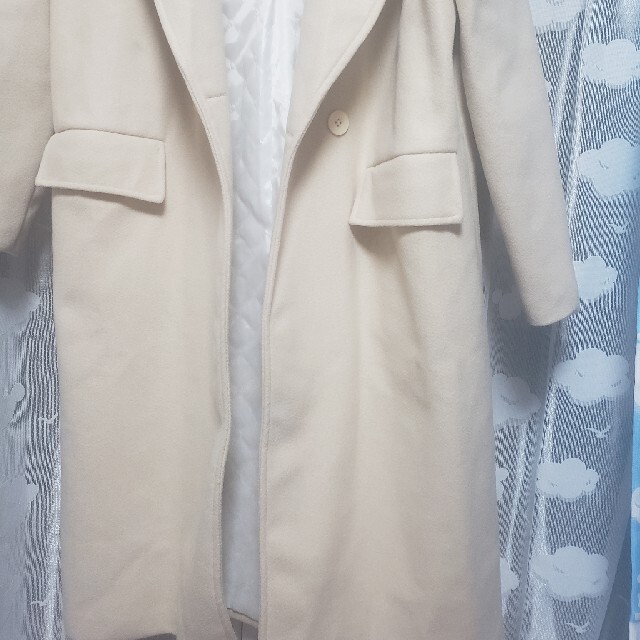 (新品)膝丈コート レディースのジャケット/アウター(ロングコート)の商品写真