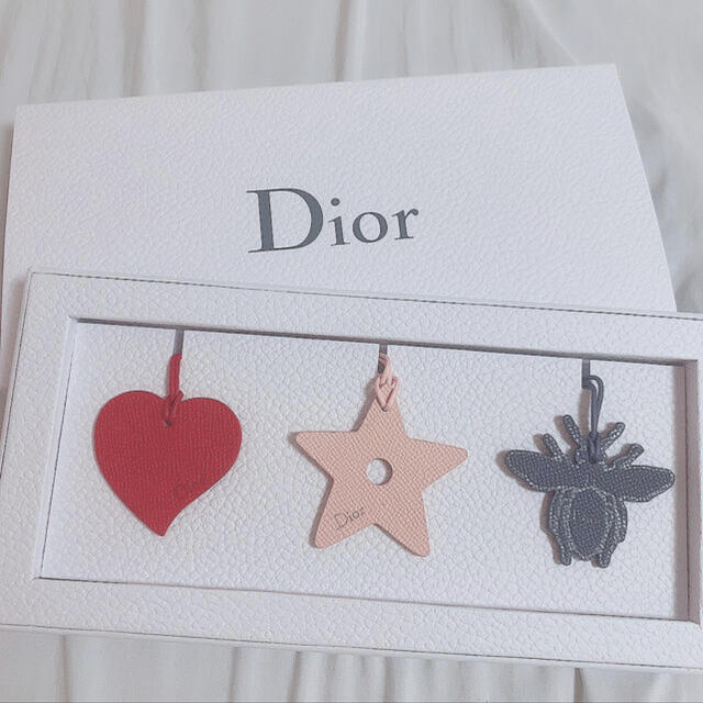 Dior(ディオール)の Diorシルバー会員特典 バックチャーム ハンドメイドのファッション小物(バッグチャーム)の商品写真