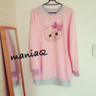 マニアック(maniaQ)のロマ猫♡トレーナー(トレーナー/スウェット)