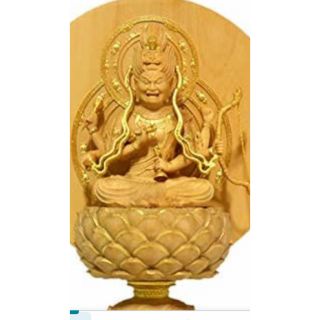 木彫り愛染明王像 柘植製 | myglobaltax.com