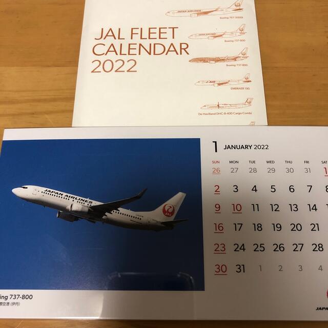 JAL(日本航空)(ジャル(ニホンコウクウ))のJALカレンダー　2022年 インテリア/住まい/日用品の文房具(カレンダー/スケジュール)の商品写真