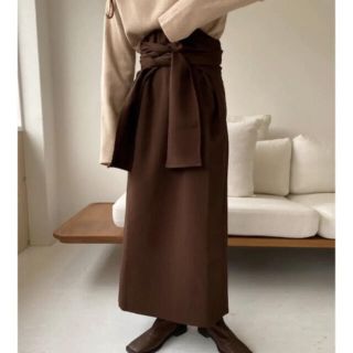 カスタネ(Kastane)のlawgy wrap skirt(ロングスカート)