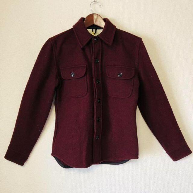 FIDELITY(フェデリティー)のフェデリティー CPOシャツジャケット サイズS ボルドー 匿名配送 秋冬用 メンズのジャケット/アウター(その他)の商品写真