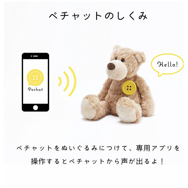 Pechat ペチャット おしゃべりボタン キッズ/ベビー/マタニティのおもちゃ(知育玩具)の商品写真