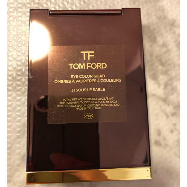 TOM FORD(トムフォード)のTOMFORD 31 SOUS LE SABLE 中古品 コスメ/美容のベースメイク/化粧品(アイシャドウ)の商品写真