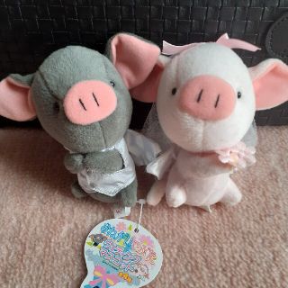 おねがいこぶた　ウェディング　マスコット　ぶたちゃん　結婚式　ブライダル　(ぬいぐるみ)