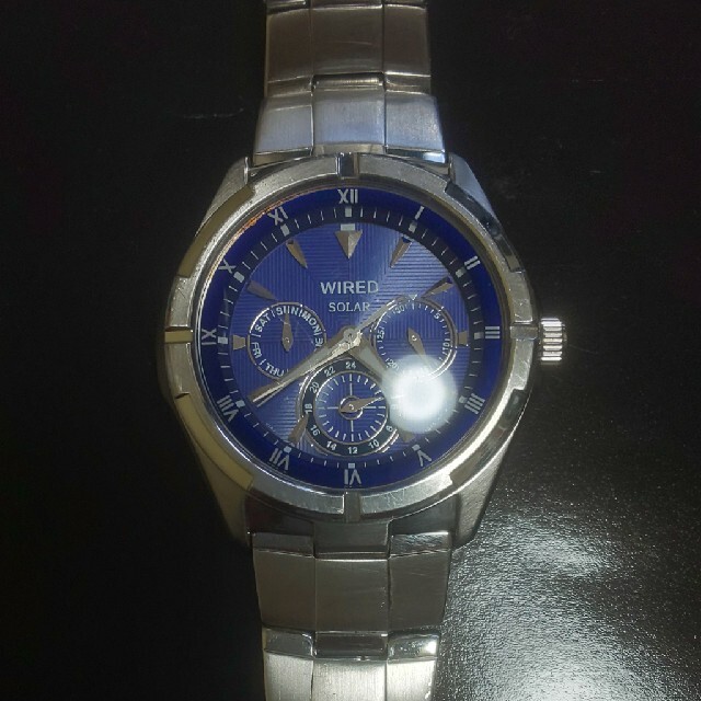 WIRED(ワイアード)のセイコーWIREDメンズ　クロノグラフソーラー メンズの時計(腕時計(アナログ))の商品写真
