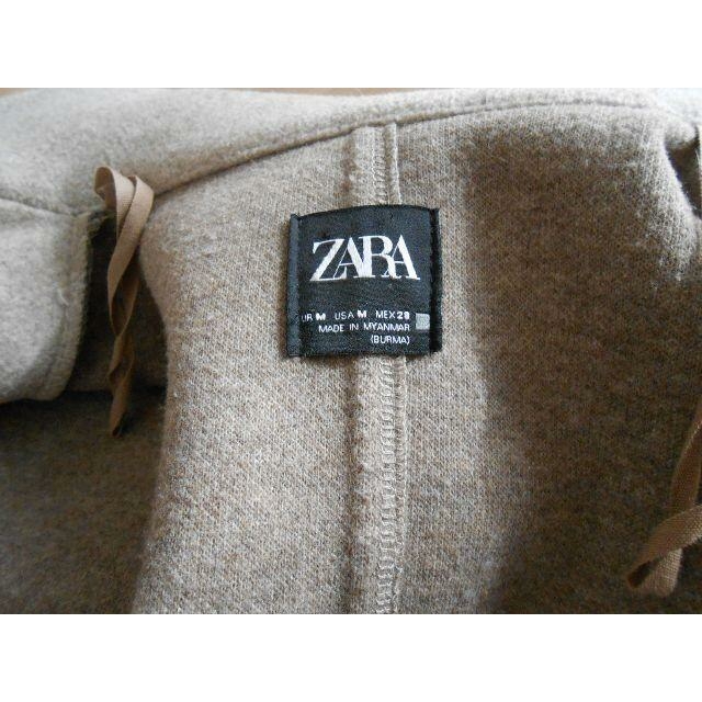 ZARA(ザラ)の値下げしました ZARA ラペル付きチェスターコート サイズM LTベージュ レディースのジャケット/アウター(チェスターコート)の商品写真