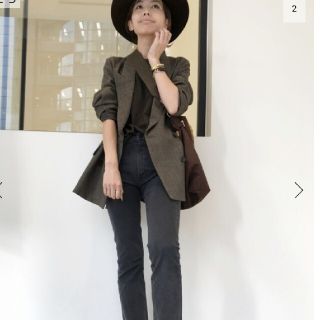 アパルトモンドゥーズィエムクラス(L'Appartement DEUXIEME CLASSE)のアパルトモン POLYESTEL W JACKET(テーラードジャケット)