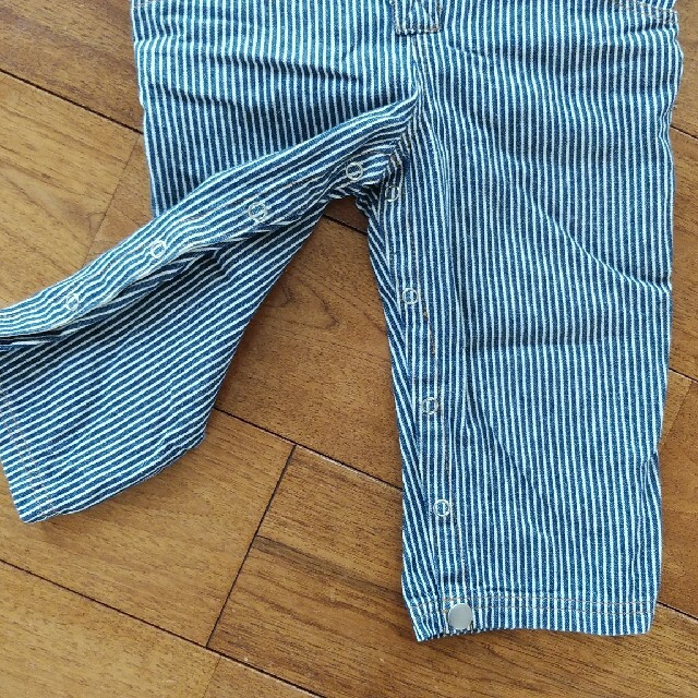 ■■MRK様専用■■ヒッコリー　つなぎ キッズ/ベビー/マタニティのキッズ服男の子用(90cm~)(その他)の商品写真