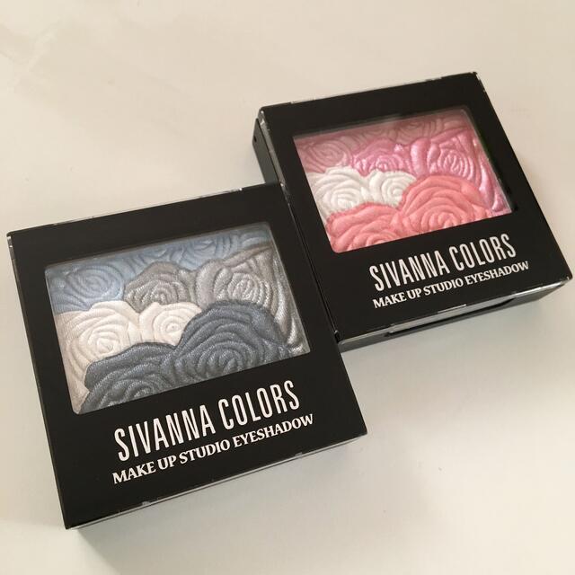 日本未発売 SIVANNA COLORS 立体ローズアイシャドー　パクト　可愛い コスメ/美容のベースメイク/化粧品(アイシャドウ)の商品写真