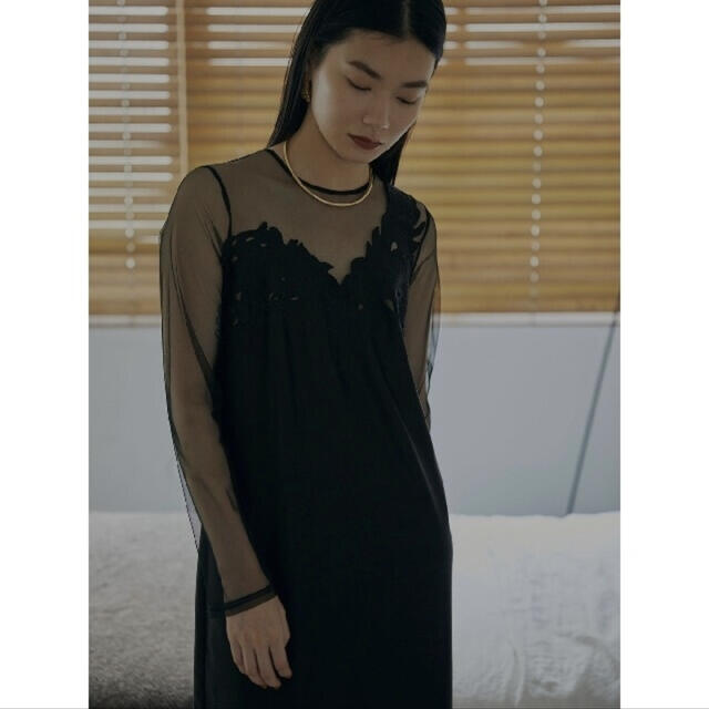 Ameri VINTAGE(アメリヴィンテージ)のAmeri ドレス 新品タグ付 UND RENEE CUTWORK DRESS レディースのワンピース(ロングワンピース/マキシワンピース)の商品写真