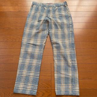 Supreme 19ss Work Pant blue plaid 30