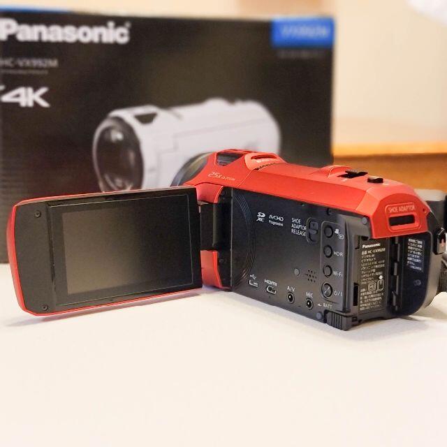 Panasonic(パナソニック)のペケさん専用パナソニック 4K ビデオカメラ HC-VX992M-R スマホ/家電/カメラのカメラ(ビデオカメラ)の商品写真