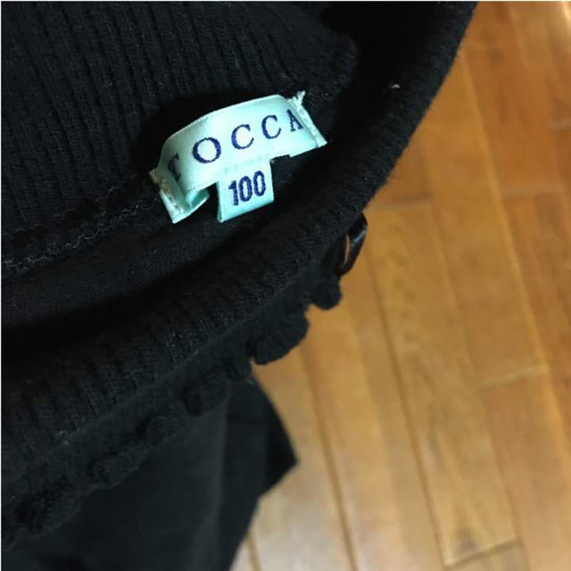 TOCCA(トッカ)のTOCCA 美品 100cm トップス 長袖 黒 リボン キッズ/ベビー/マタニティのキッズ服女の子用(90cm~)(Tシャツ/カットソー)の商品写真