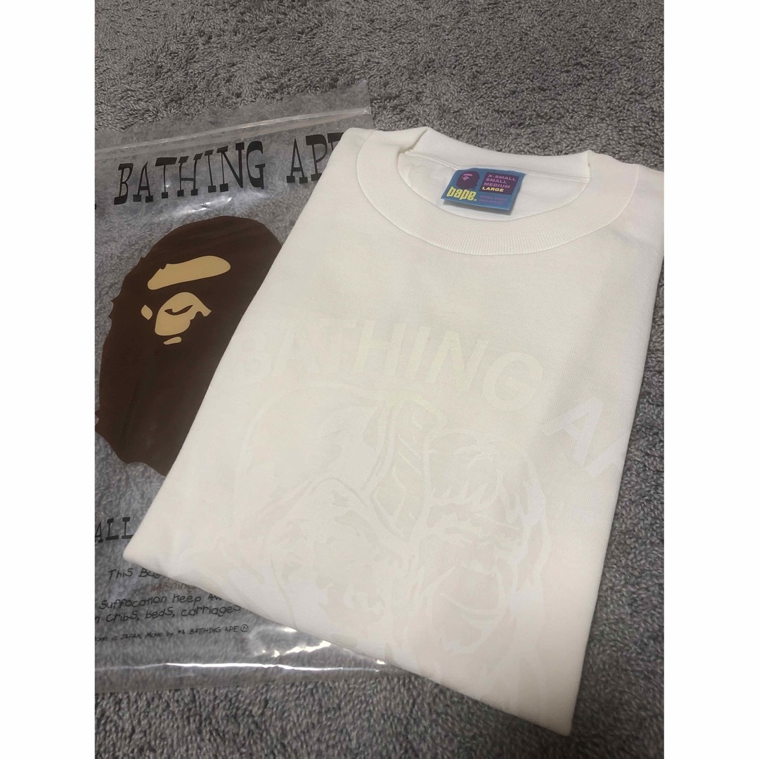 【正規品】A BATHING APE ジェネラル ALL WhiteTシャツ L