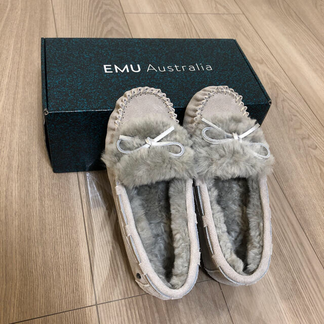 EMU Australia ライトグレー 23 スリッポン/モカシン 