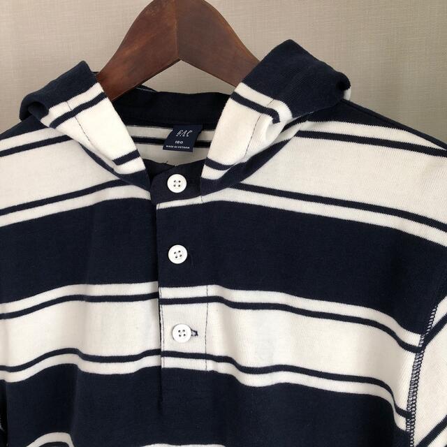 GAP Kids(ギャップキッズ)の【美品】GAP パーカーシャツ キッズ/ベビー/マタニティのキッズ服男の子用(90cm~)(Tシャツ/カットソー)の商品写真