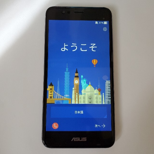 ASUS(エイスース)のZenfone3Max (ZC528TL）SIMフリー　 スマホ/家電/カメラのスマートフォン/携帯電話(スマートフォン本体)の商品写真