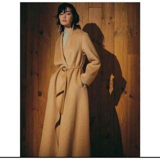 アメリヴィンテージ(Ameri VINTAGE)の美品UNDRESSED FRILL COLLAR COAT(ロングコート)