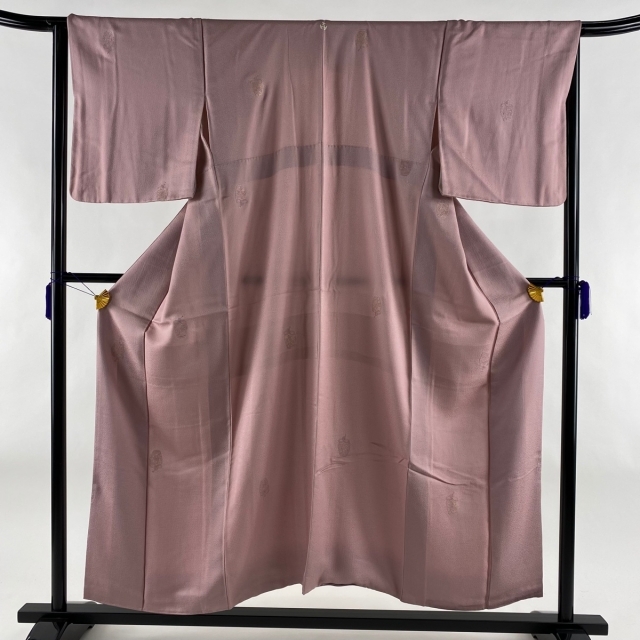 小紋 美品 優品 152.5cm 67cm 正絹 【中古】