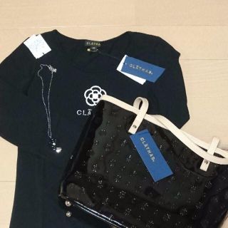 クレイサス(CLATHAS)のラスト1点★新品★クレイサス★カメリア★バッグ★Tシャツ★ネックレス(トートバッグ)