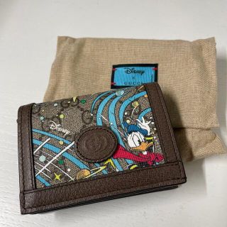 グッチ(Gucci)のGUCCI×Disney ドナルド ミニ財布(財布)