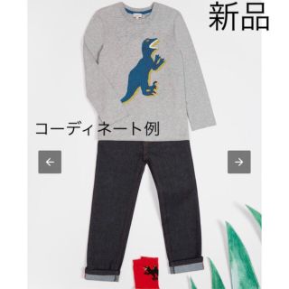 ポールスミス(Paul Smith)の新品 ポールスミス ジュニア 4歳 Dino 長袖カットソー 恐竜(Tシャツ/カットソー)